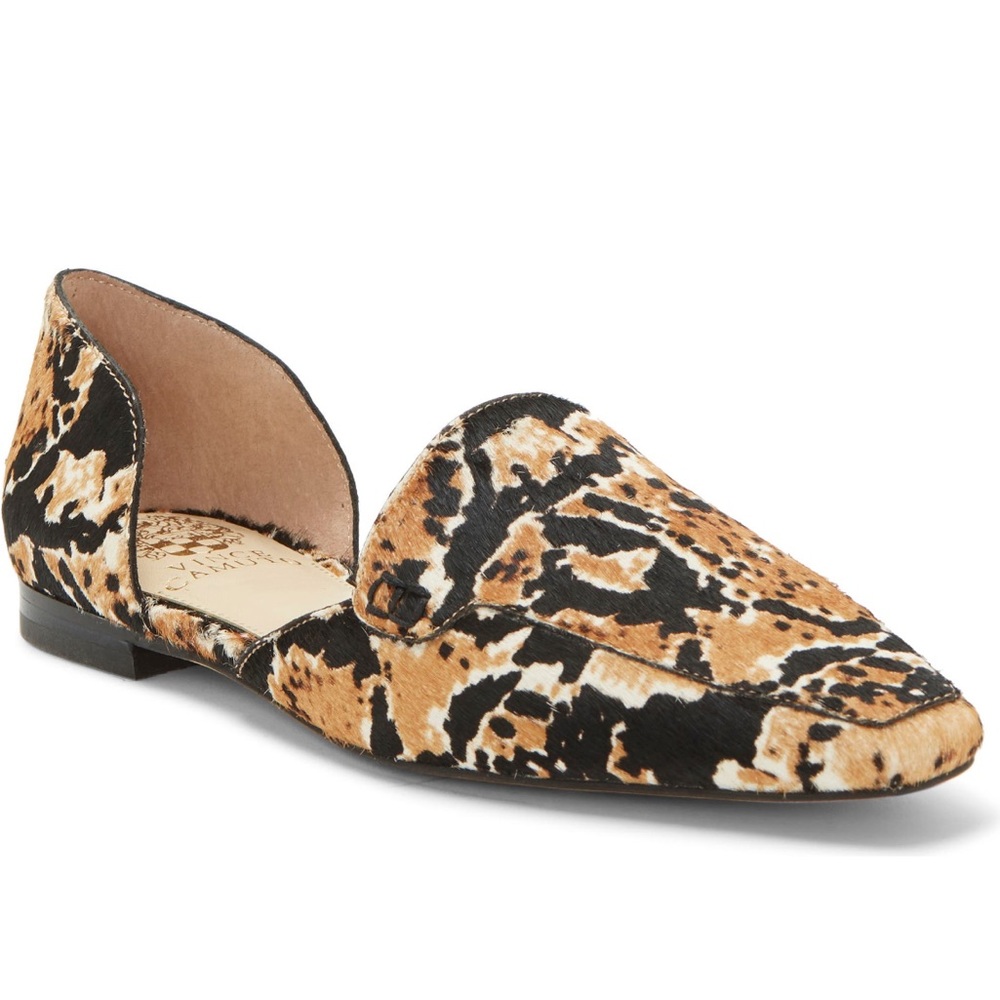 Vince Camuto Kardie D’Orsai Animal Print Flat Shoes